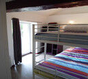 Chambre à lits superposés de La Maison du Cros