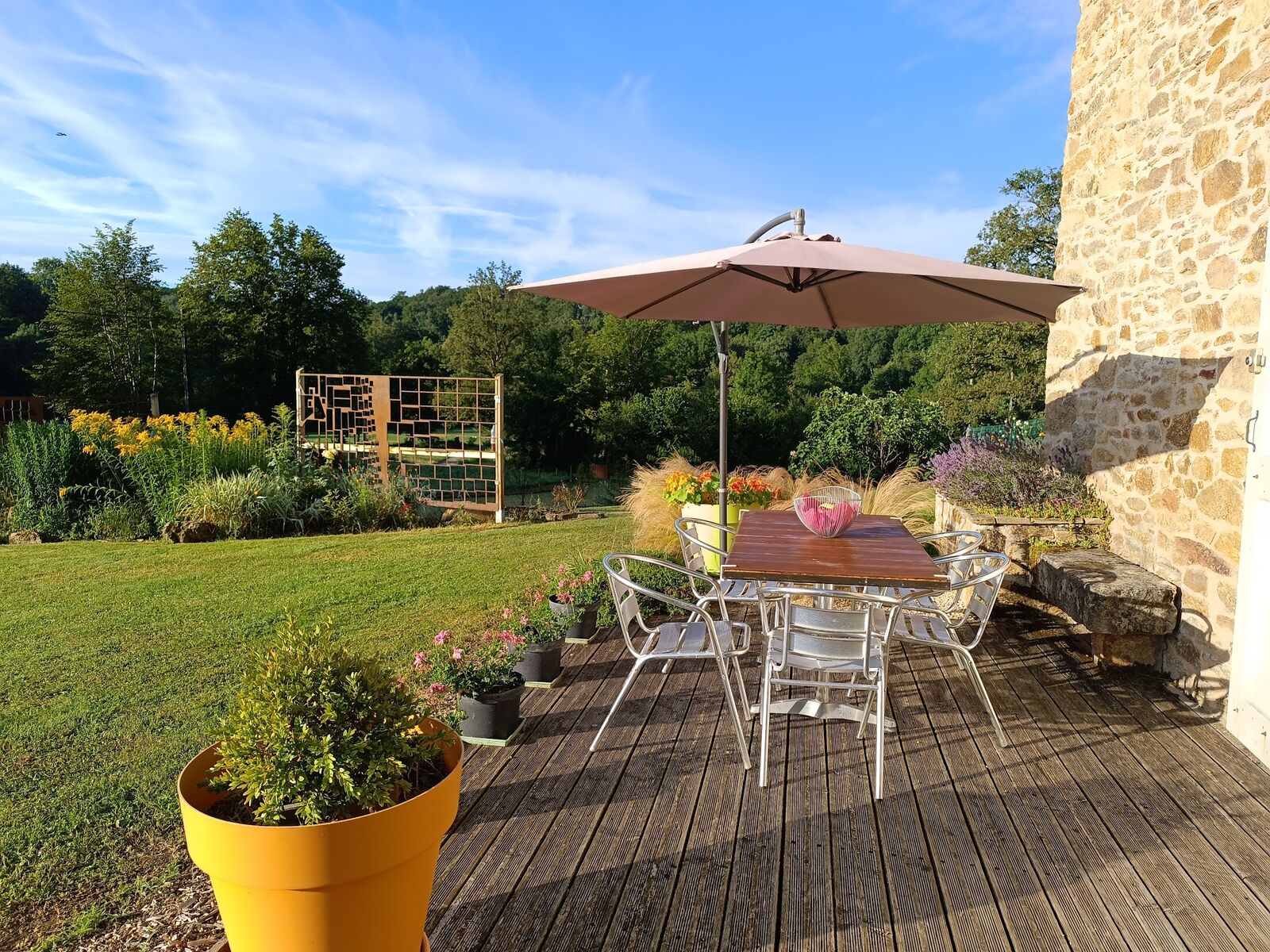 Terrasse de La Maison du Cros
